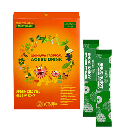 Okinawa Tropical Aojiru drink
